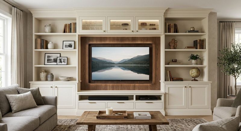 Built In Tv Cabinetry in Greensboro, NC