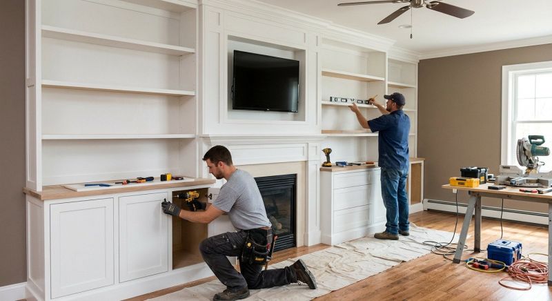 Built In Tv Cabinetry in Charlotte, NC