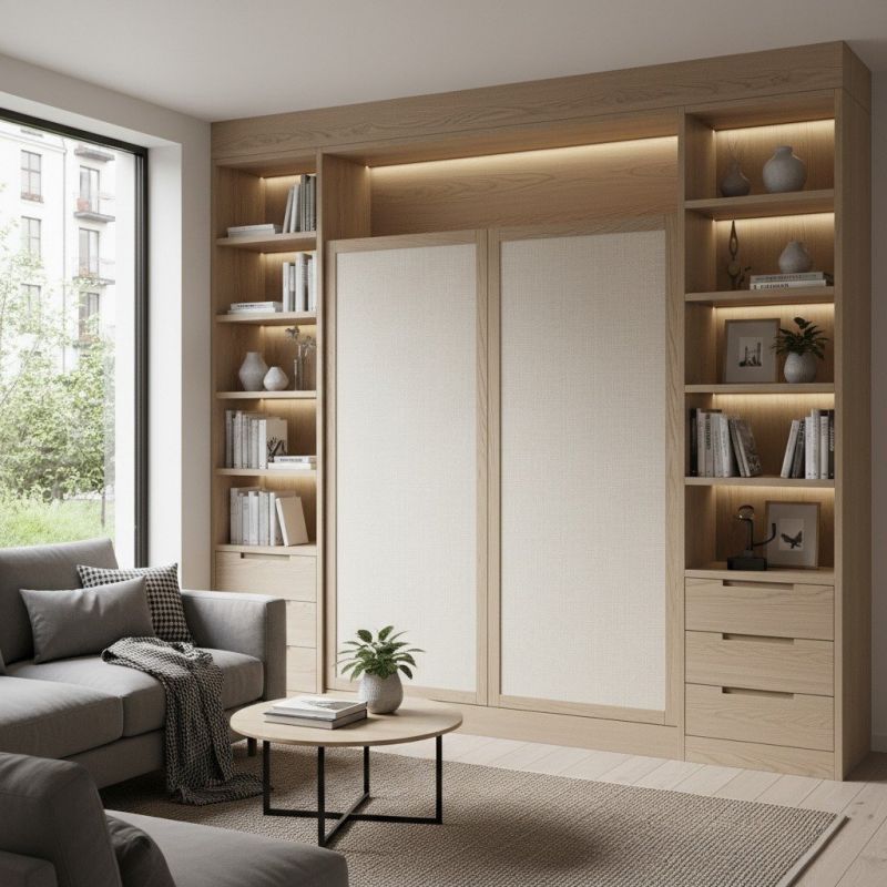 Custom Bookcase Installation in Durham, NC