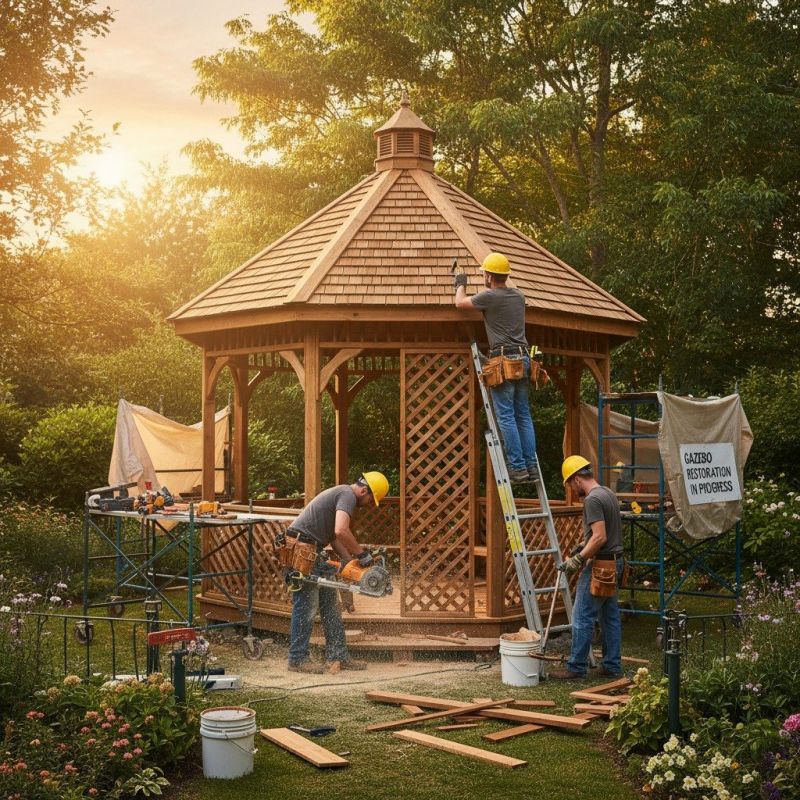 Gazebo Repair in Overland Park, KS