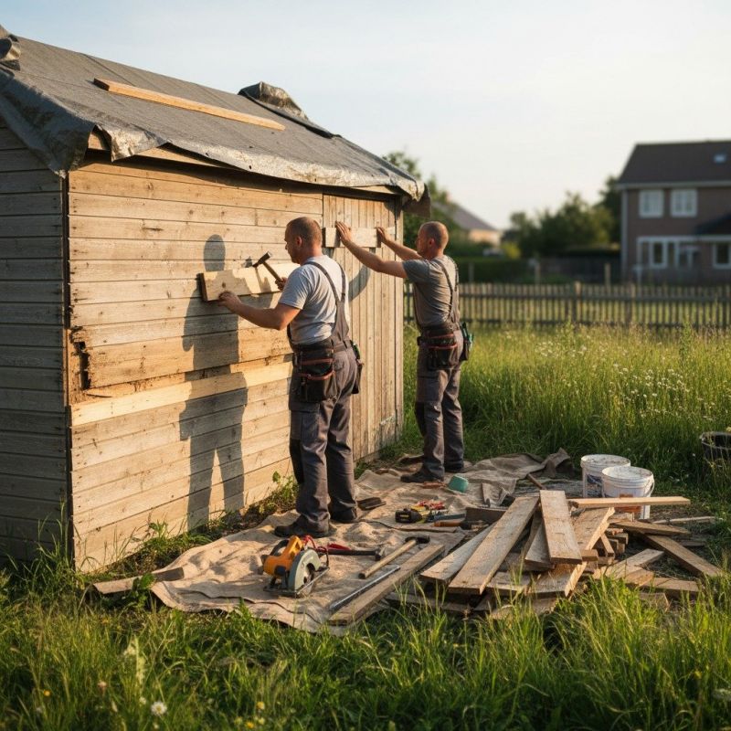 Shed Roof Repair in Wilmington, NC