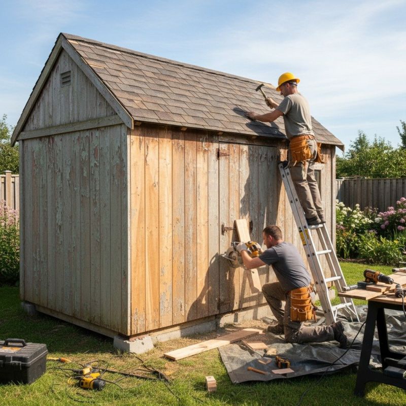 Storage Shed Repair in Conroe, TX