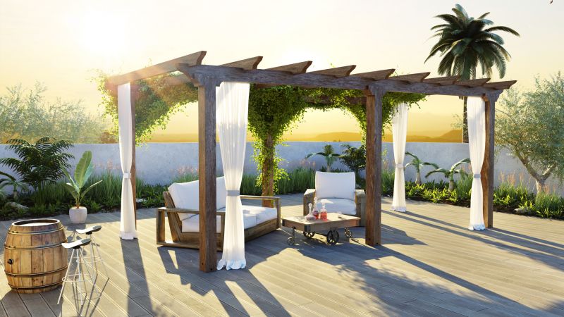 Wood Pergola Installation in Wilmington, NC
