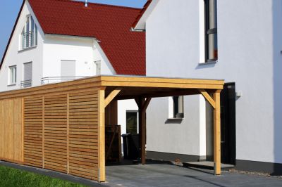 Provide Outdoor Storage Space with a Wood Carport!